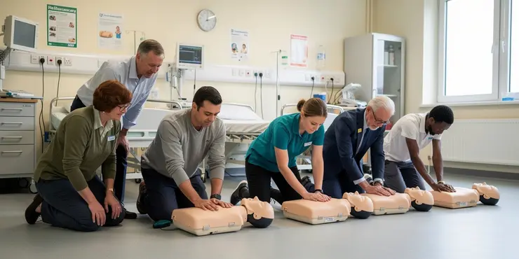 What topics are covered in a first aid course?