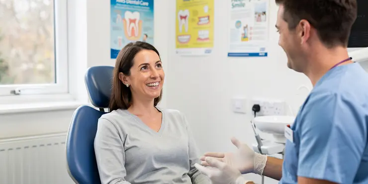 What treatments are covered by the NHS dental services?