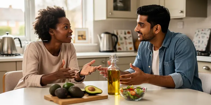 What types of fats are healthy to consume?