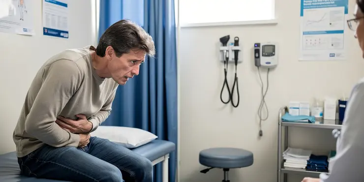 Where is the pain located when you have appendicitis?