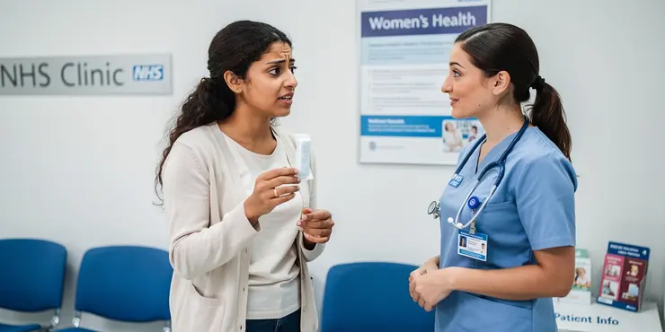 Who can apply a medical tampon?