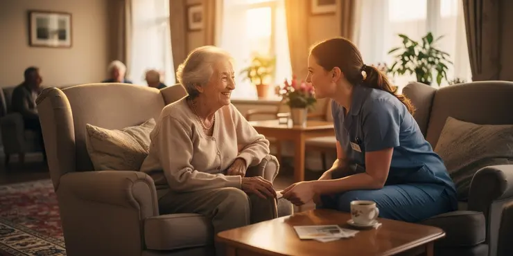 Who can live in a care home?