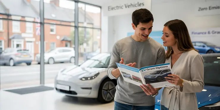 Who is eligible for the EV grant in the UK?
