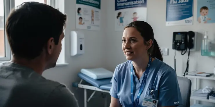 Why is measles less common in the UK?